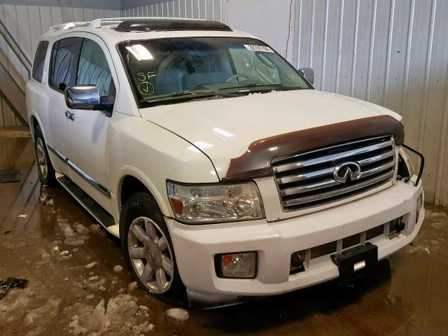 5N3AA08C35N811109 - 2005 INFINITI QX56 WHITE photo 1