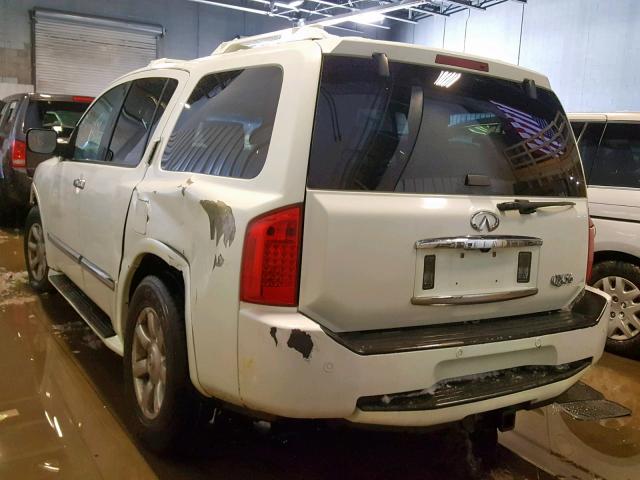 5N3AA08C35N811109 - 2005 INFINITI QX56 WHITE photo 3