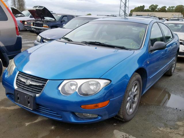 2C3HE66GXXH577186 - 1999 CHRYSLER 300M BLUE photo 2