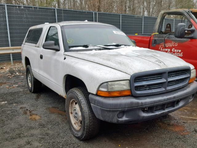 1D7GG16X53S282882 - 2003 DODGE DAKOTA SXT WHITE photo 1