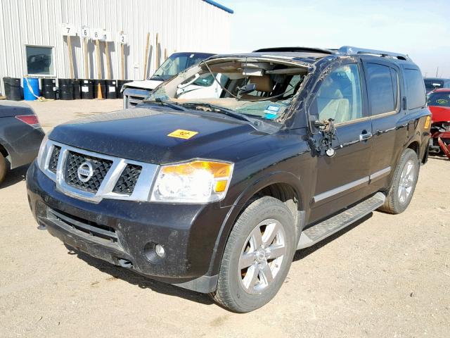 5N1AA0NE5CN612879 - 2012 NISSAN ARMADA SV BLACK photo 2