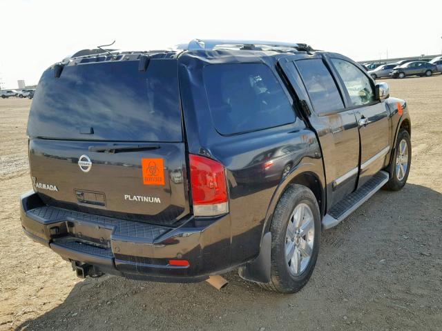 5N1AA0NE5CN612879 - 2012 NISSAN ARMADA SV BLACK photo 4