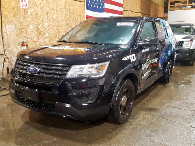 1FM5K8AR5JGB35023 - 2018 FORD EXPLORER P BLACK photo 2