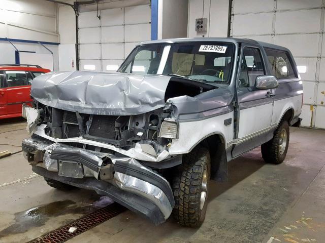 1FMEU15H9RLA58002 - 1994 FORD BRONCO U10 TWO TONE photo 2