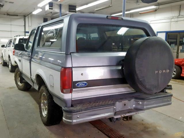 1FMEU15H9RLA58002 - 1994 FORD BRONCO U10 TWO TONE photo 3