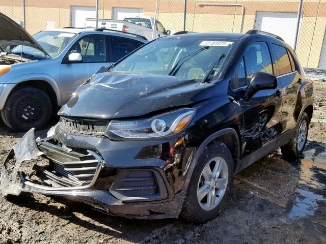 3GNCJLSB3HL289293 - 2017 CHEVROLET TRAX 1LT BLACK photo 2