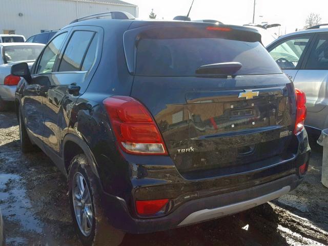 3GNCJLSB3HL289293 - 2017 CHEVROLET TRAX 1LT BLACK photo 3