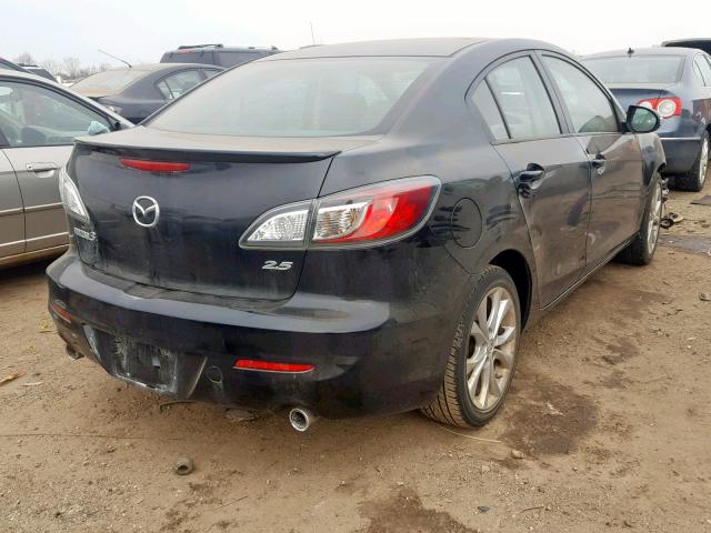 JM1BL1S54A1100323 - 2010 MAZDA 3 S BLACK photo 4