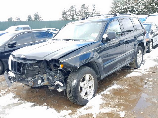 1J8GR48KX7C646472 - 2007 JEEP GRAND CHER BLACK photo 2