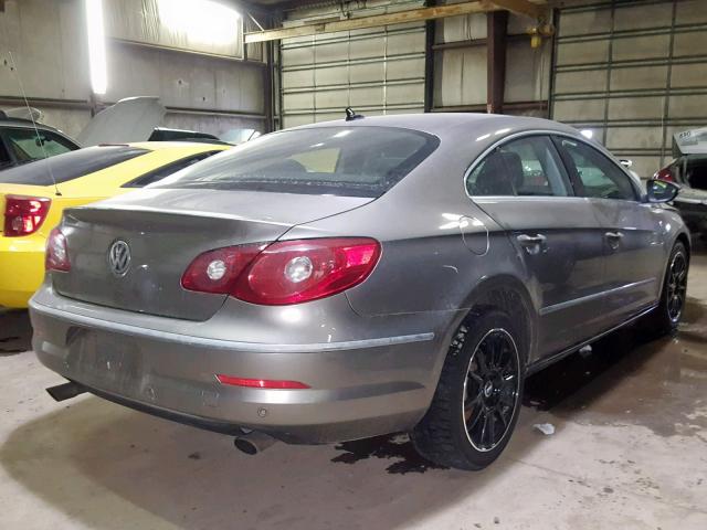 WVWGU73C19E518992 - 2009 VOLKSWAGEN CC VR6 4MO GRAY photo 4