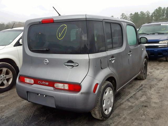 JN8AZ2KR7AT152380 - 2010 NISSAN CUBE BASE GRAY photo 4