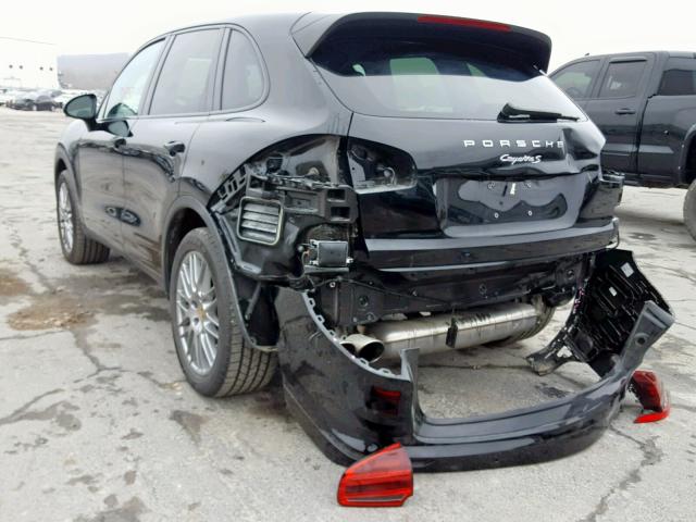 WP1AB2A23JLA60380 - 2018 PORSCHE CAYENNE S BLACK photo 3