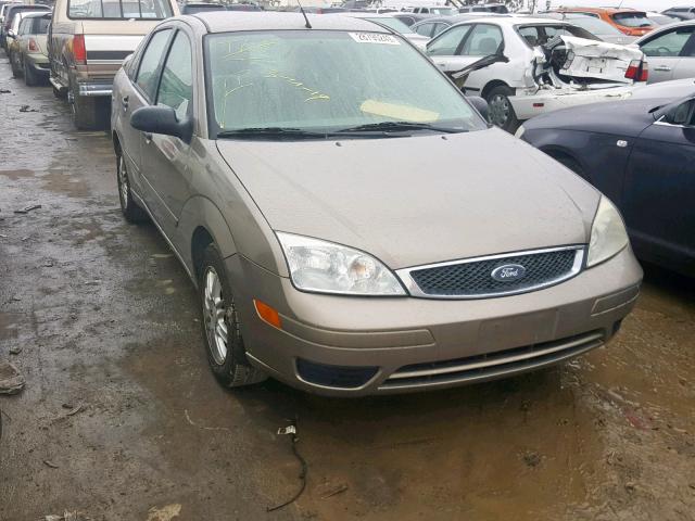 1FAFP34N05W289792 - 2005 FORD FOCUS ZX4 BROWN photo 1