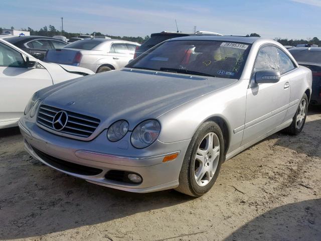 WDBPJ75J93A036353 - 2003 MERCEDES-BENZ CL 500 SILVER photo 2