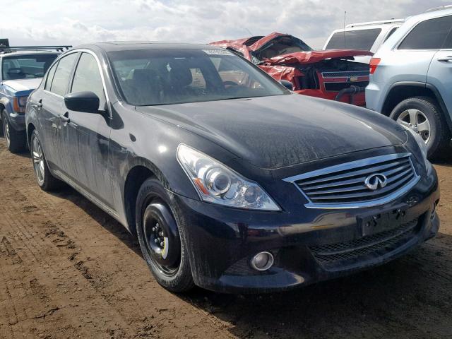 JN1CV6AR0CM680643 - 2012 INFINITI G37 BLACK photo 1