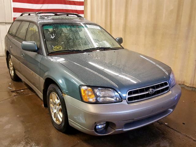 4S3BH686027601058 - 2002 SUBARU LEGACY OUT GREEN photo 1