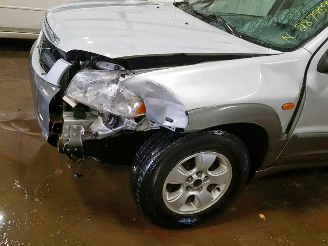 4F2CZ96184KM27721 - 2004 MAZDA TRIBUTE ES 银色 照片 9