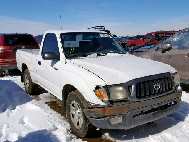 5TENL42N34Z324563 - 2004 TOYOTA TACOMA WHITE photo 1