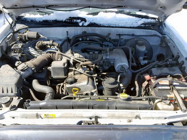 5TENL42N34Z324563 - 2004 TOYOTA TACOMA WHITE photo 7