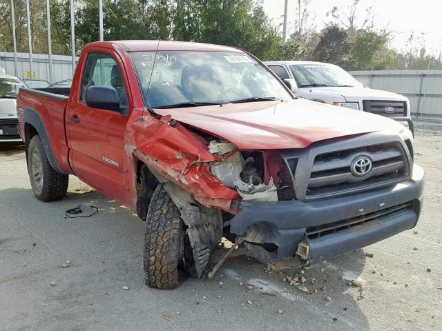 5TEPX42N59Z626974 - 2009 TOYOTA TACOMA RED photo 1