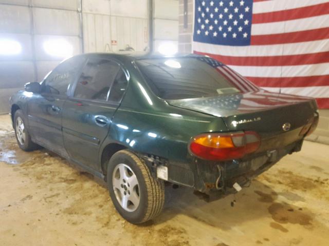 1G1NE52J73M609778 - 2003 CHEVROLET MALIBU LS GREEN photo 3
