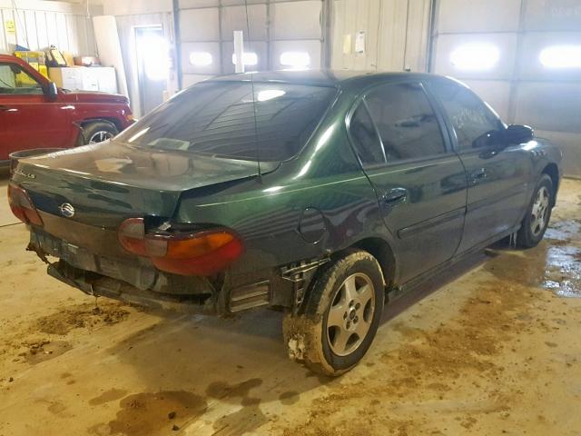 1G1NE52J73M609778 - 2003 CHEVROLET MALIBU LS GREEN photo 4