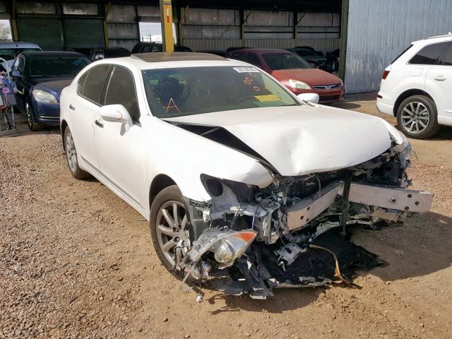 JTHGL46FX75005971 - 2007 LEXUS LS 460L WHITE photo 1