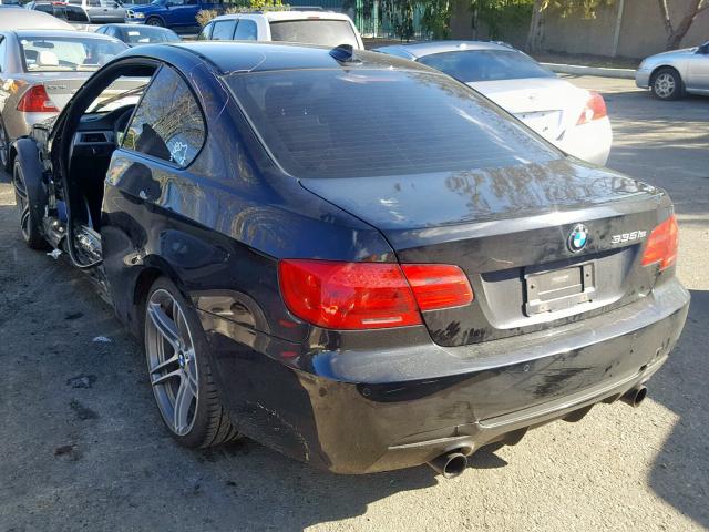 WBAKG1C51CE839614 - 2012 BMW 335 I SULE BLACK photo 3