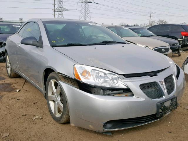 1G2ZH36N274161526 - 2007 PONTIAC G6 GT SILVER photo 1