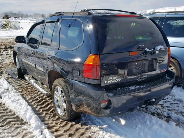 1GKDT13S532189348 - 2003 GMC ENVOY BLACK photo 3