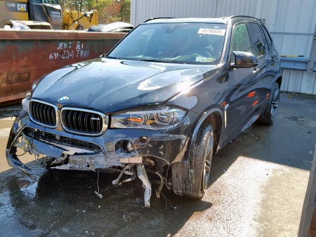 5YMKT6C39H0U39600 - 2017 BMW X5 M BLACK photo 2