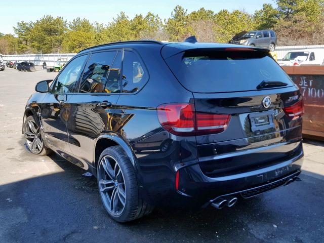 5YMKT6C39H0U39600 - 2017 BMW X5 M BLACK photo 3