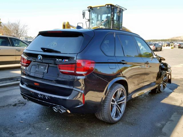 5YMKT6C39H0U39600 - 2017 BMW X5 M BLACK photo 4