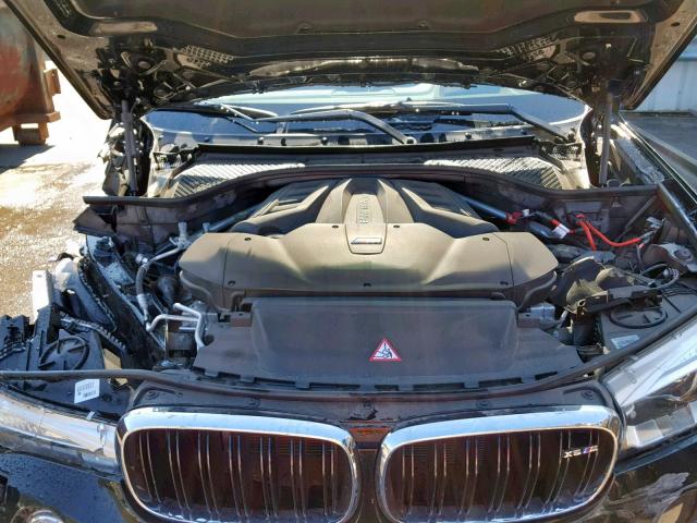 5YMKT6C39H0U39600 - 2017 BMW X5 M BLACK photo 7