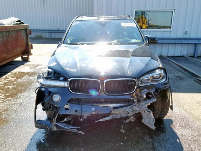 5YMKT6C39H0U39600 - 2017 BMW X5 M BLACK photo 9