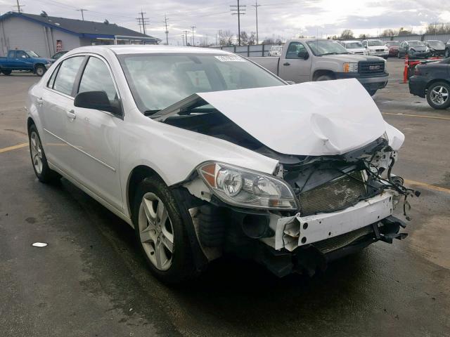 1G1ZA5EU8CF392054 - 2012 CHEVROLET MALIBU LS WHITE photo 1