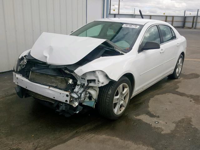 1G1ZA5EU8CF392054 - 2012 CHEVROLET MALIBU LS WHITE photo 2