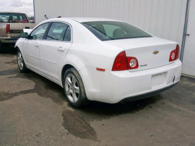 1G1ZA5EU8CF392054 - 2012 CHEVROLET MALIBU LS WHITE photo 3