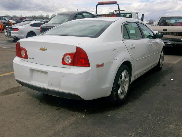 1G1ZA5EU8CF392054 - 2012 CHEVROLET MALIBU LS WHITE photo 4