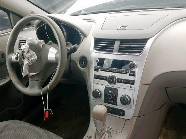 1G1ZA5EU8CF392054 - 2012 CHEVROLET MALIBU LS WHITE photo 9