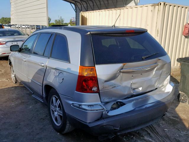 2A8GM68X47R297368 - 2007 CHRYSLER PACIFICA T SILVER photo 3