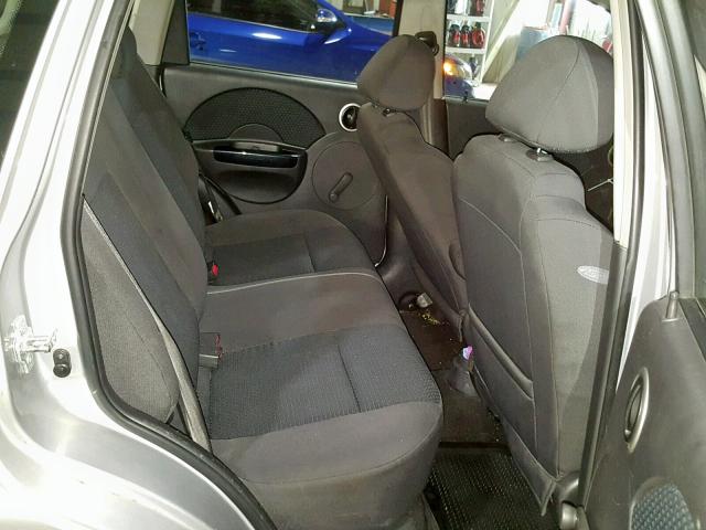 KL1TD666X7B789036 - 2007 CHEVROLET AVEO BASE Күміс фото 6