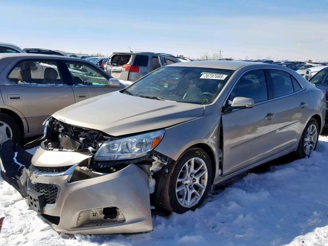 1G11C5SL2FF331788 - 2015 CHEVROLET MALIBU 1LT 金色 照片 2