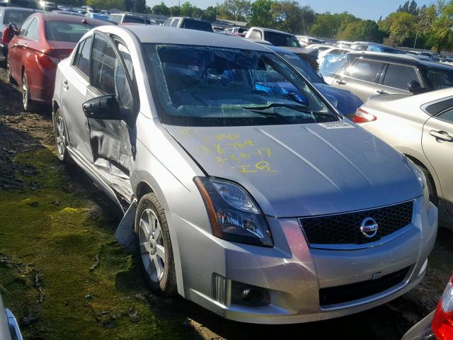 3N1AB6AP1AL722081 - 2010 NISSAN SENTRA 2.0 SILVER photo 1