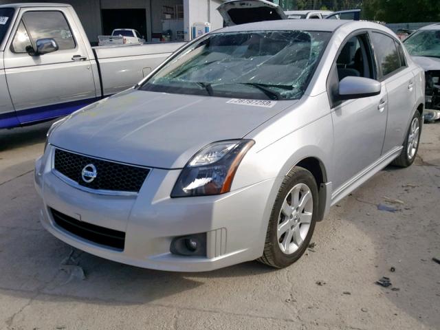 3N1AB6AP1AL722081 - 2010 NISSAN SENTRA 2.0 SILVER photo 2