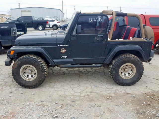 1J4FA59S32P774353 - 2002 JEEP WRANGLER / BLACK photo 10