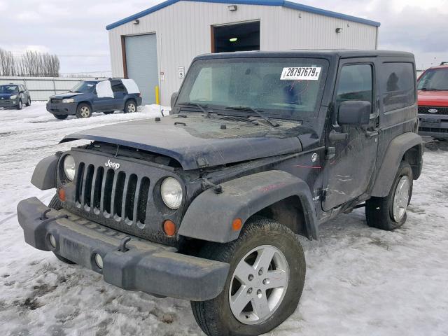 1J4AA2D10BL588915 - 2011 JEEP WRANGLER S BLACK photo 2