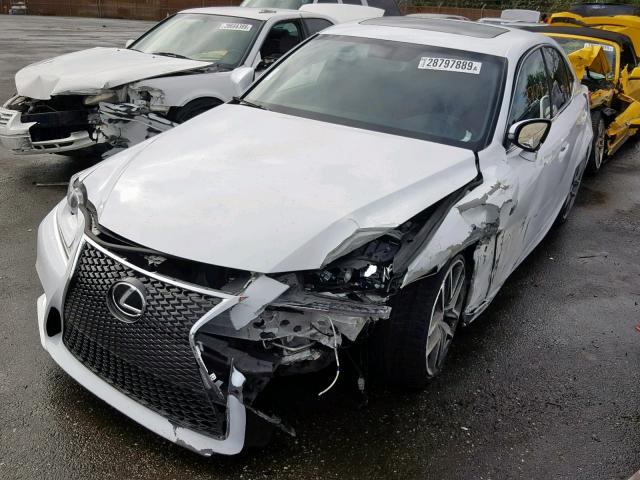 JTHBA1D23G5017216 - 2016 LEXUS IS 200T WHITE photo 2