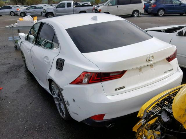 JTHBA1D23G5017216 - 2016 LEXUS IS 200T WHITE photo 3