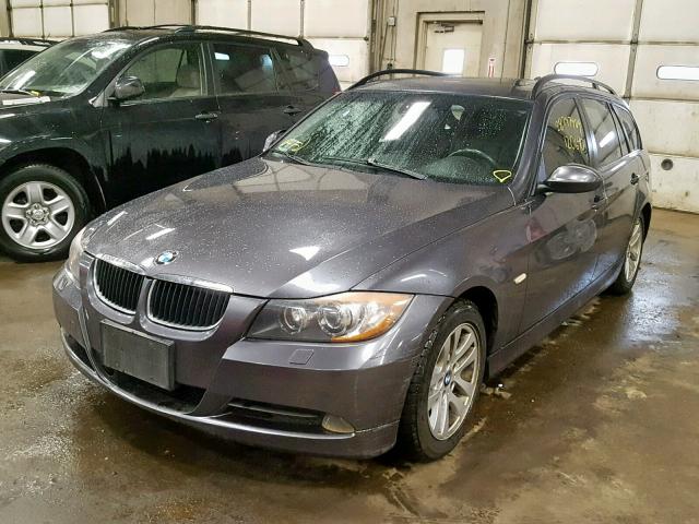 WBAVT13506KW22098 - 2006 BMW 325 XIT GRAY photo 2